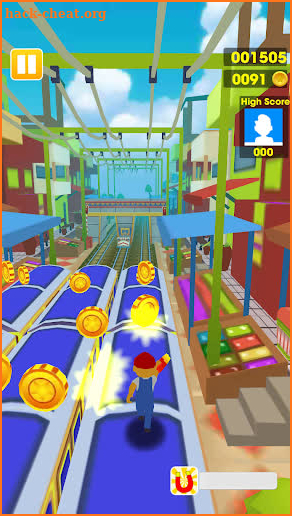 subway stickman hero runner screenshot