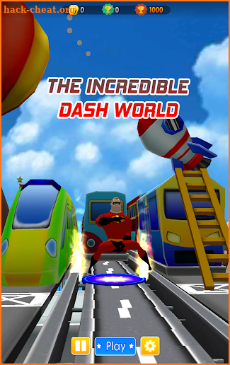 Subway The incredibles 2 Games Running 3D screenshot