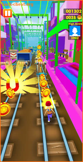 Subway Track Surfing 3D screenshot