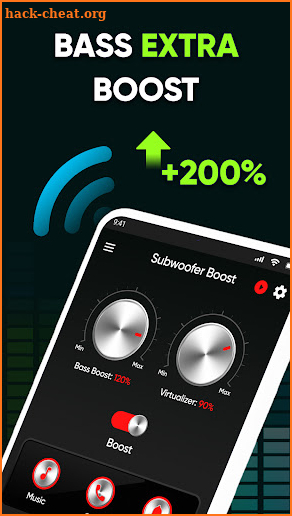 Subwoofer bass booster amplify screenshot