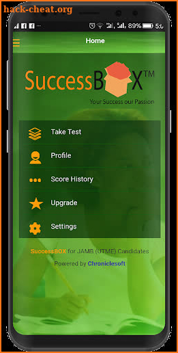 SuccessBOX WAEC screenshot