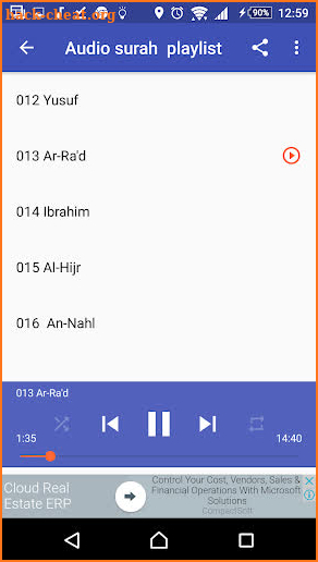 Sudais Full Quran Mp3 Offline screenshot