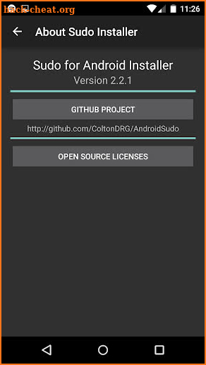 Sudo Installer v2.2.2 (root) screenshot