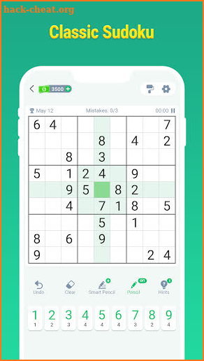 Sudoku screenshot