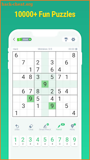 Sudoku screenshot