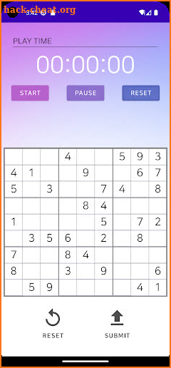 Sudoku screenshot