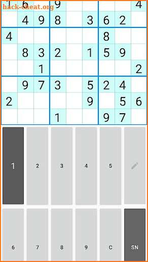 Sudoku screenshot