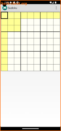 Sudoku screenshot