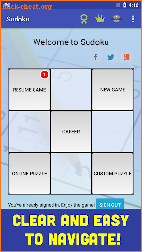 Sudoku Free screenshot