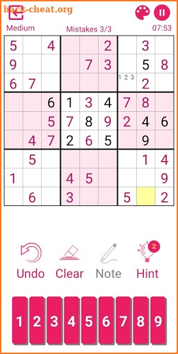 Sudoku free games screenshot