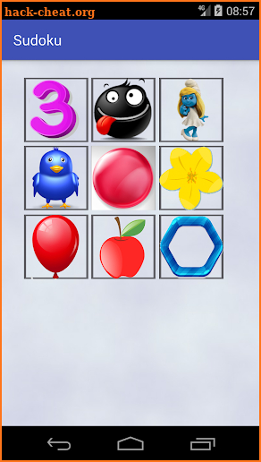 Sudoku game for kids screenshot