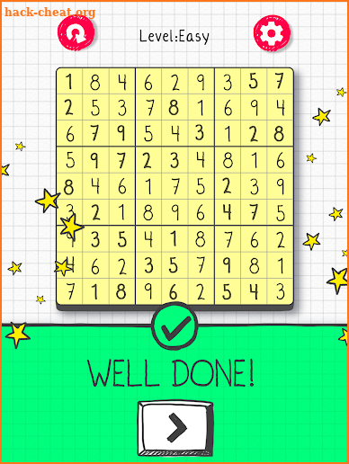 Sudoku in English screenshot