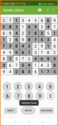 Sudoku Solver screenshot