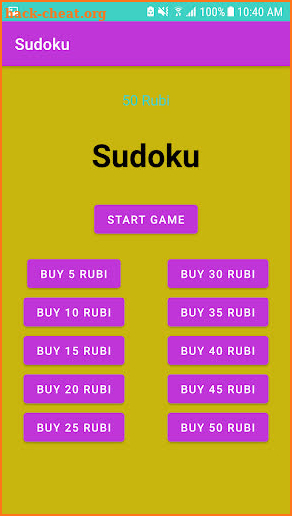 Sudoku t54e screenshot