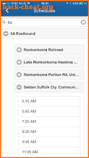 Suffolk County Transit screenshot