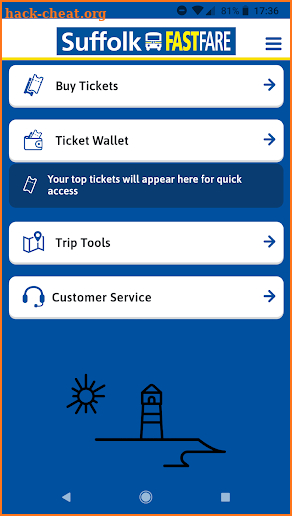 Suffolk FastFare screenshot