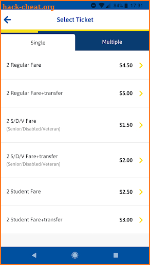 Suffolk FastFare screenshot