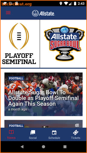 Sugar Bowl Mobile screenshot