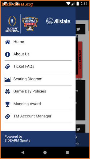 Sugar Bowl Mobile screenshot