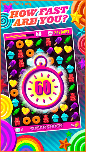 Sugar Shock - One Minute Match Mayhem screenshot