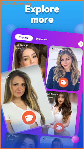 SugarGirl live video call app screenshot