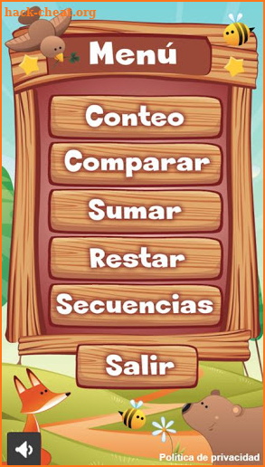 Sumas y restas para niños screenshot