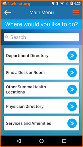 Summa Health Way Finder screenshot