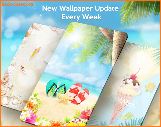 Summer Beach Live Wallpaper & Launcher Themes screenshot