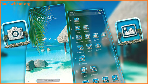 Summer Beach Theme screenshot