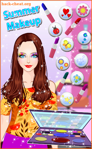 Summer Makeup and Doll Dress up screenshot