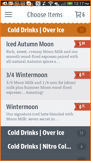 Summer Moon Coffee screenshot