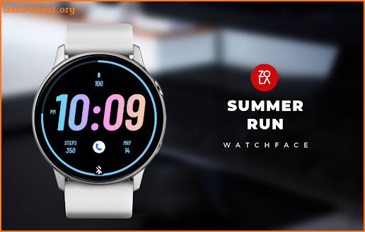 Summer Run Watch Face screenshot