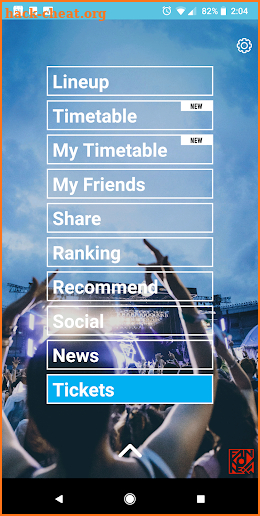 SUMMER SONIC app screenshot