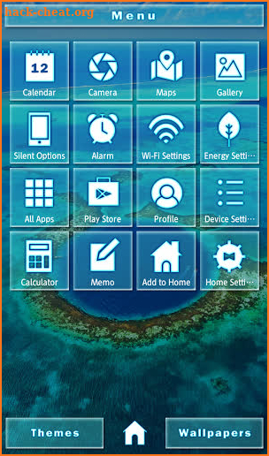 Summer Wallpaper Great Blue Hole Theme screenshot