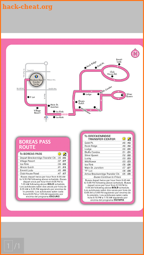 Summit Stage Bus Routes screenshot