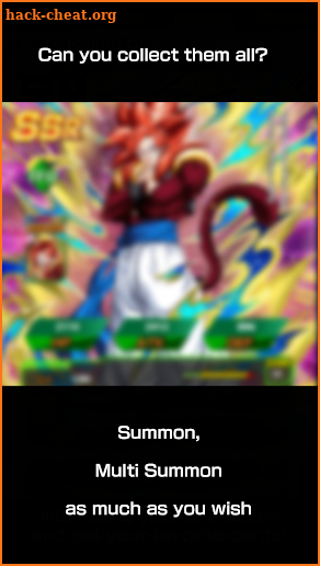 Summon Simulator Banner for DBZ Dokkan Battle screenshot