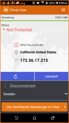 SumRando VPN screenshot