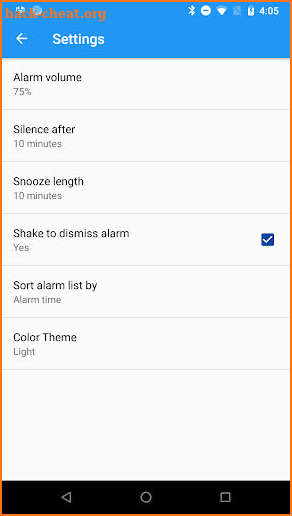 Sun Alarm screenshot