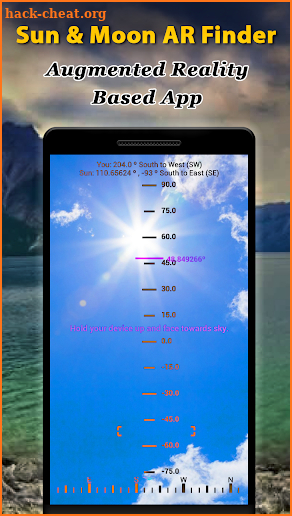 Sun & Moon Finder AR screenshot