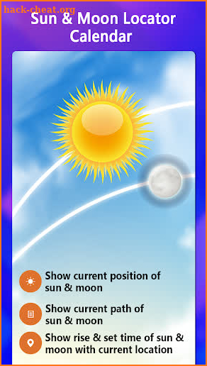 Sun & Moon Locator, Calendar screenshot