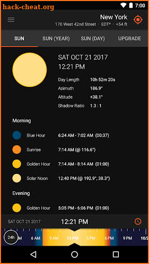 Sun Surveyor Lite screenshot