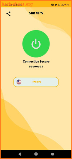 Sun VPN screenshot