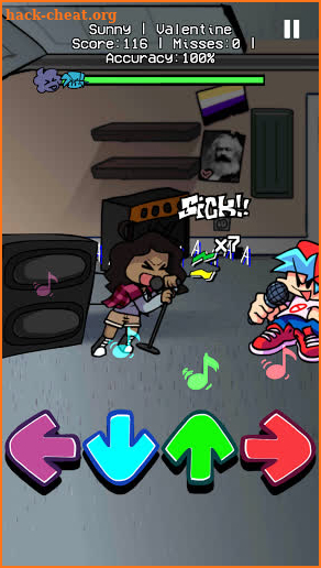 Sunday FNF mod - relaxed music battle screenshot