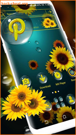 Sunflower Launcher Theme screenshot