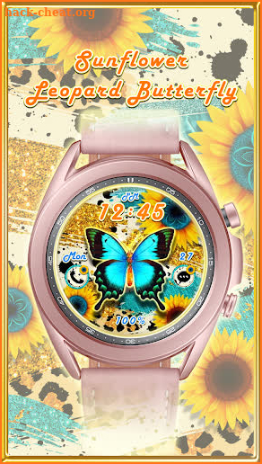 Sunflower Leopard_Watchface screenshot