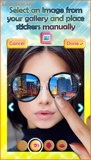 Sunglasses Photo Editor 🕶 Glasses Camera App screenshot