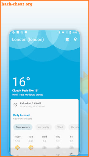 Sunny Weather - Forecast & Weather Widget screenshot