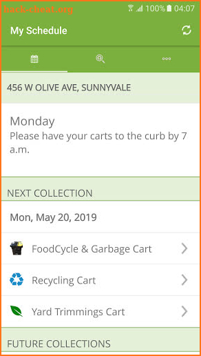 Sunnyvale Recycles Right screenshot