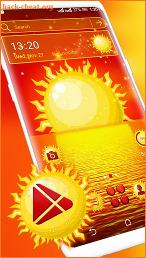 Sunrise Launcher Theme screenshot