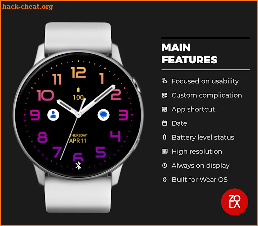 Sunset Analog Watch Face screenshot